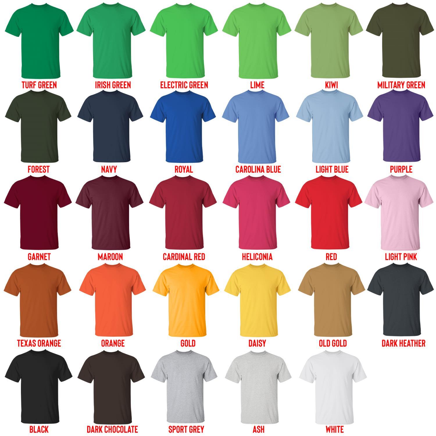 t shirt color chart - Hellsing Ultimate Merch