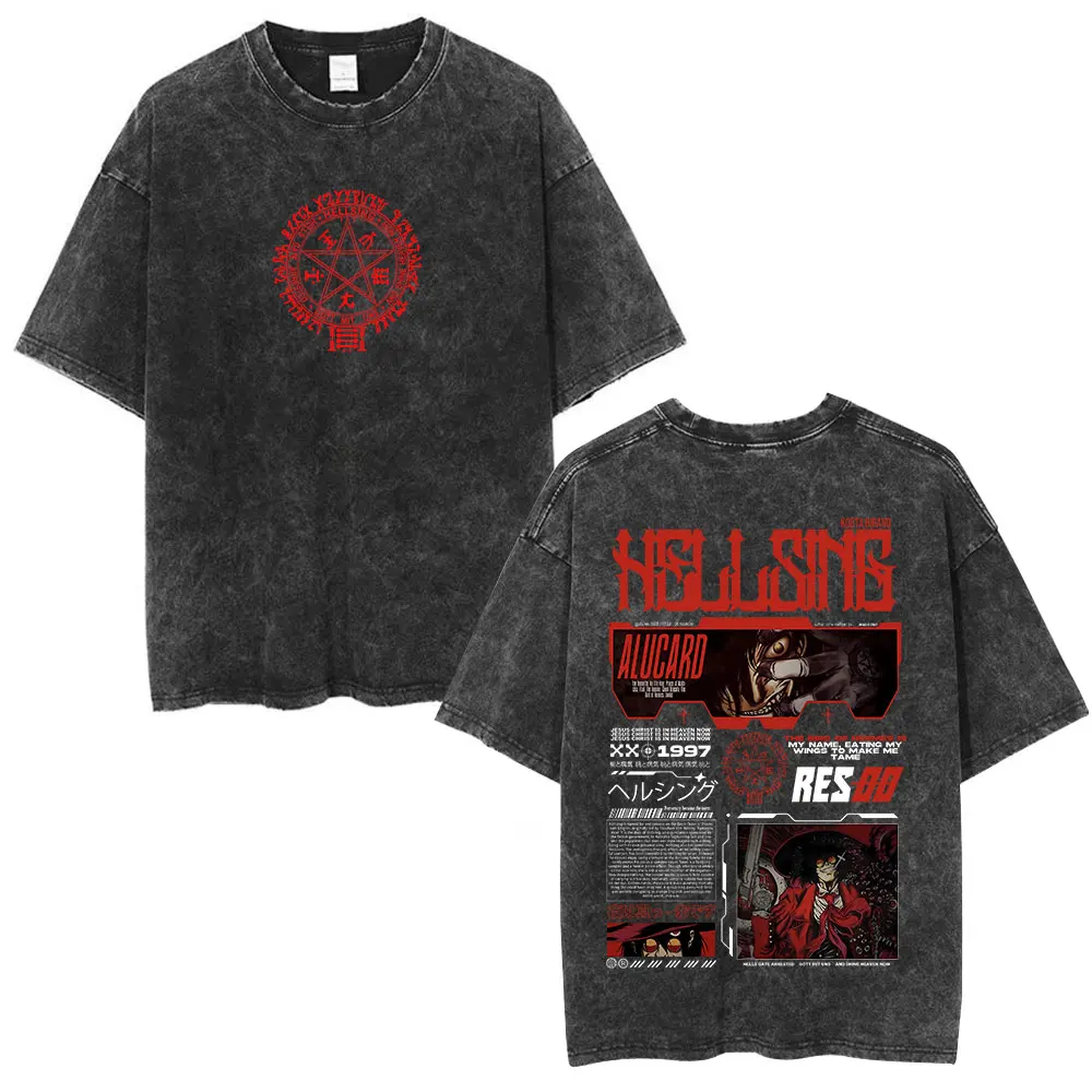 Hellsing Organization Mineral Wash T-shirt