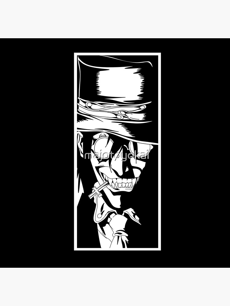 Hellsing Minimalist Emblem Throw Pillow - Image 2