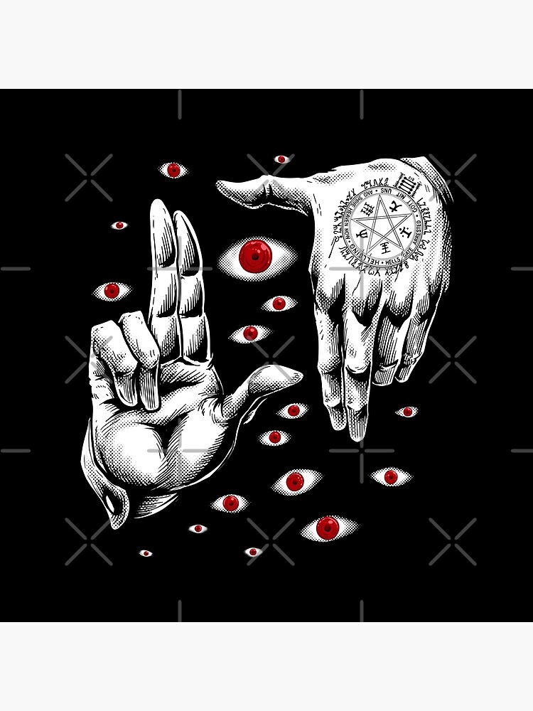 Hellsing Gothic Logo Throw Pillow - Image 2