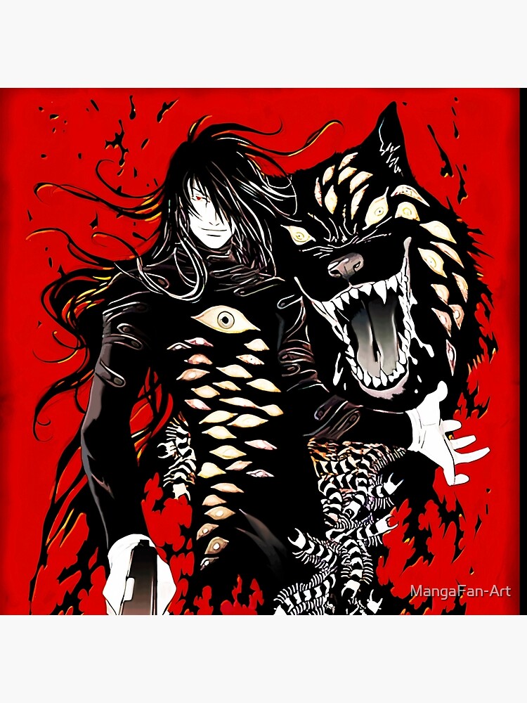 Alucard Vampire Dogs Scene Throw Pillow - Image 2