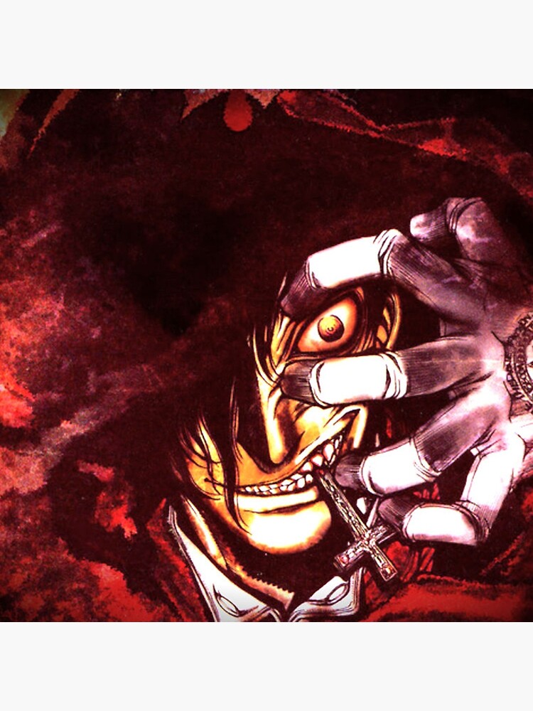 Alucard Ruthless Vampire Hunter Throw Pillow - Image 2