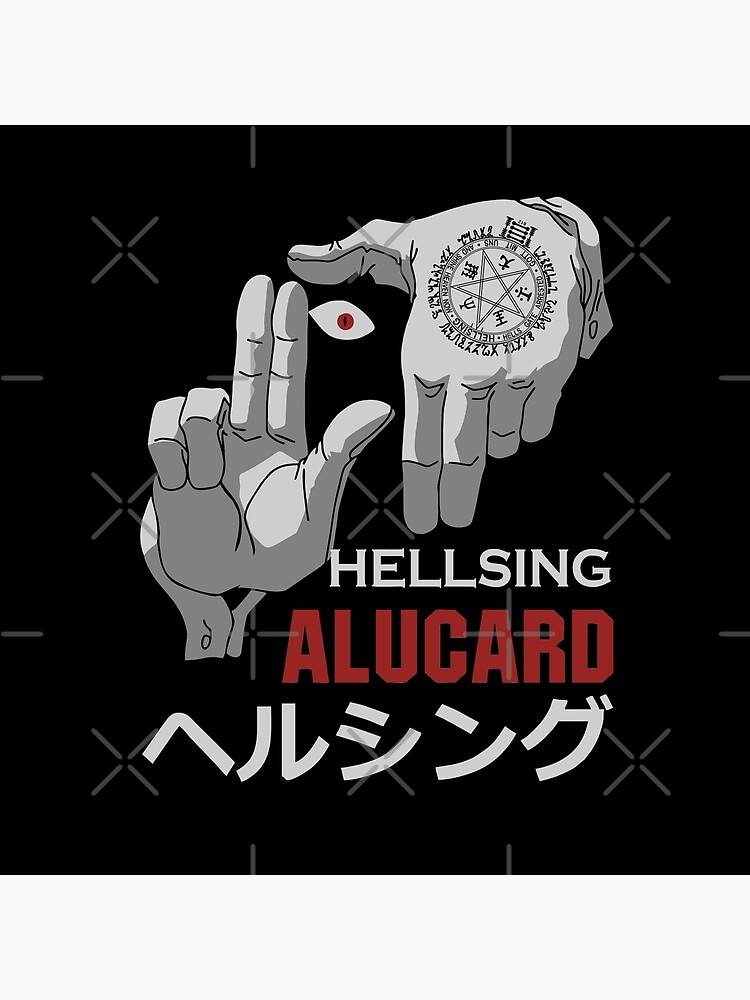 Alucard Red-eyed Hunter Throw Pillow - Image 2