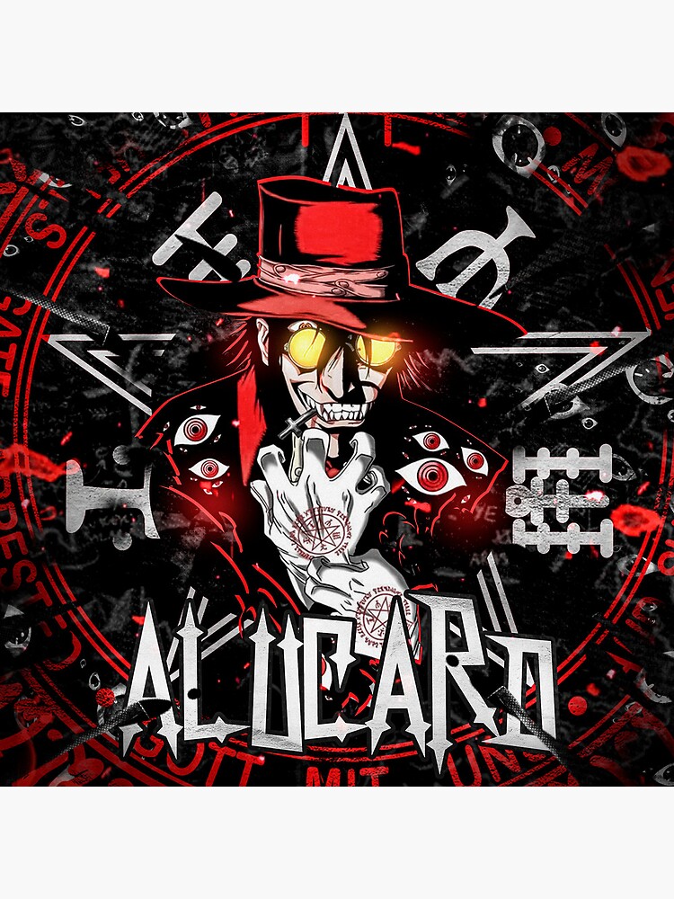 Hellsing Poster Retro Style Throw Pillow - Image 2