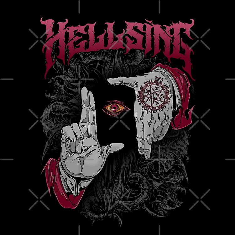 Hellsing Dark Gothic Artwork Tote Bag - Image 2