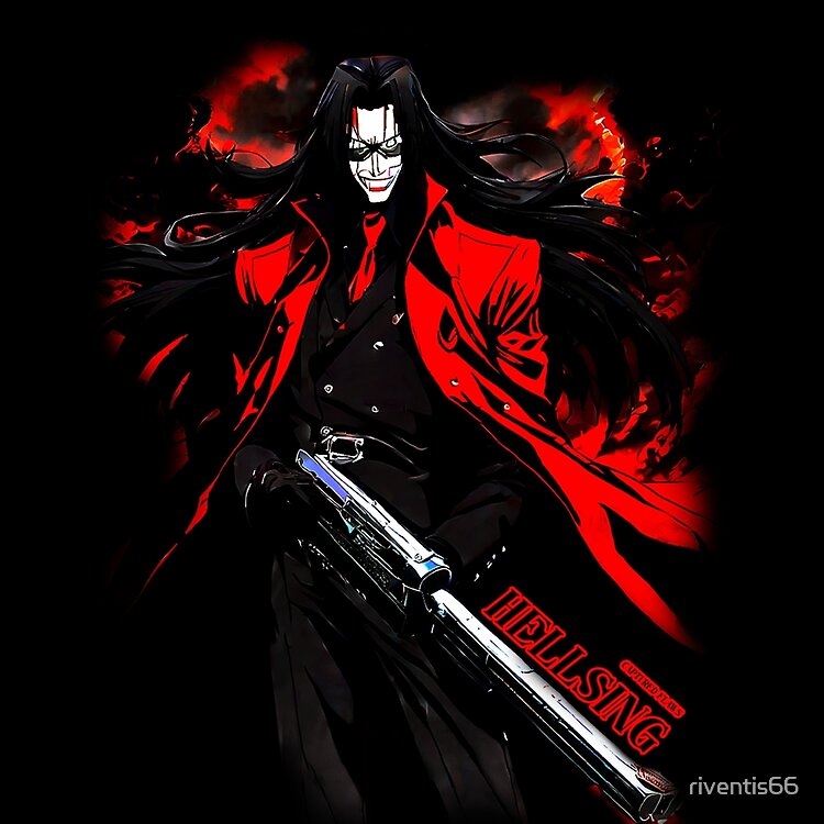Alucard Intense Anime Expression Tote Bag - Image 2