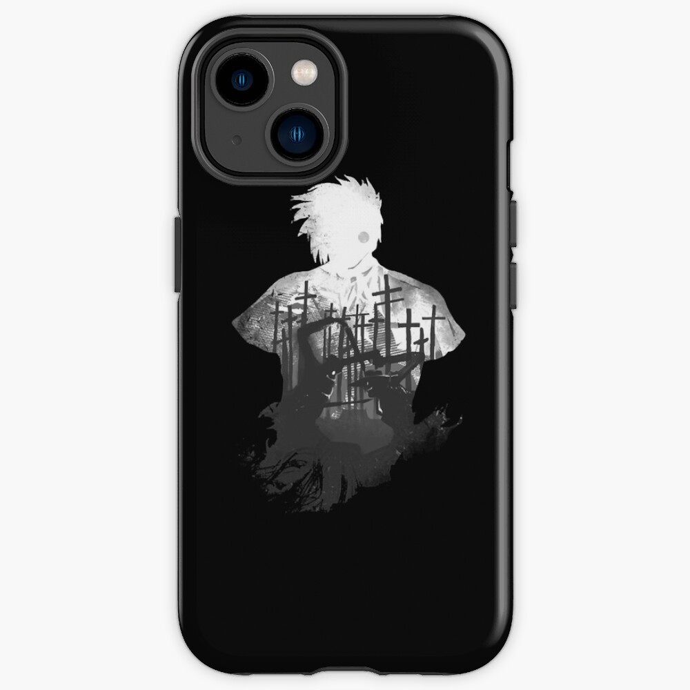 Hellsing Alucard Monochrome Portrait Iphone Case