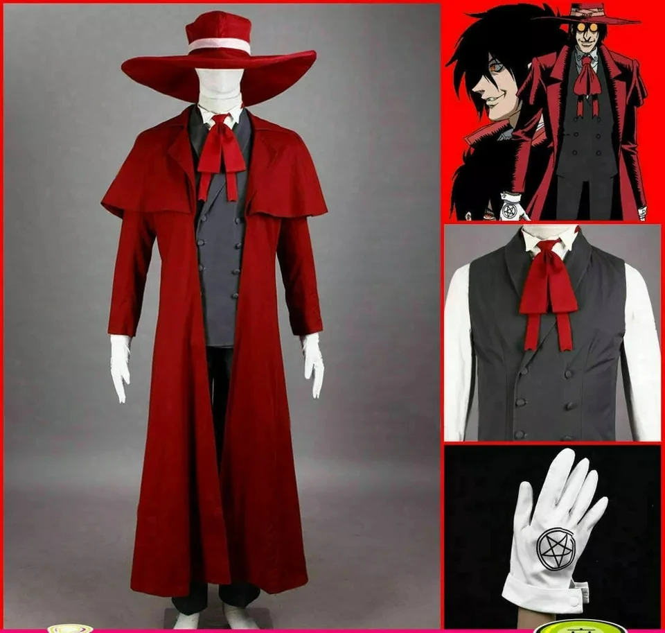 Hellsing Ultimate Alucard Cosplay Costume Set