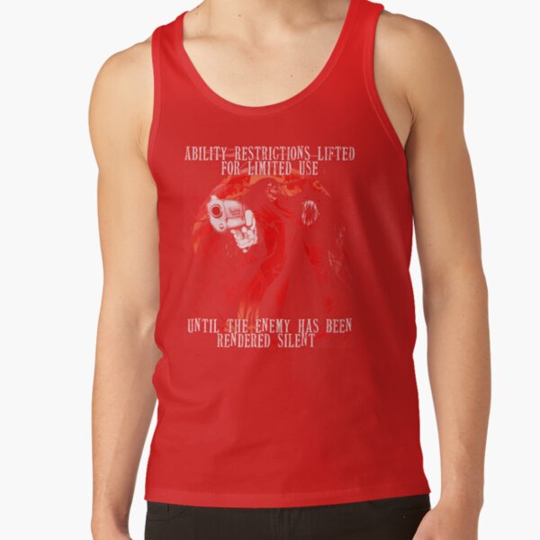 Alucard Shadowed Vampire Form Tank Top - Image 4