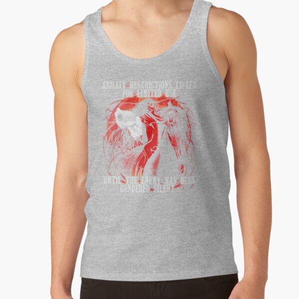 Alucard Shadowed Vampire Form Tank Top - Image 3