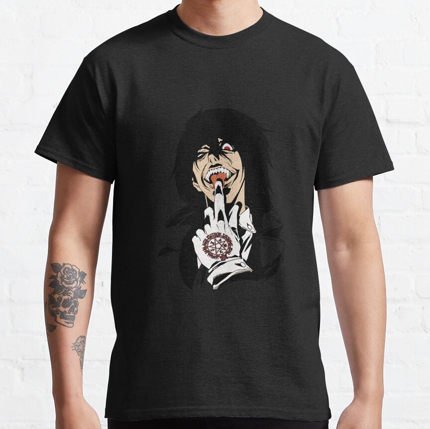 Alucard Sinister Smile T-shirt - Image 2