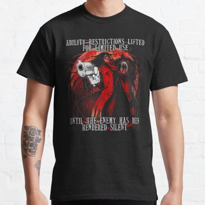 Alucard Shadowed Vampire Form T-shirt
