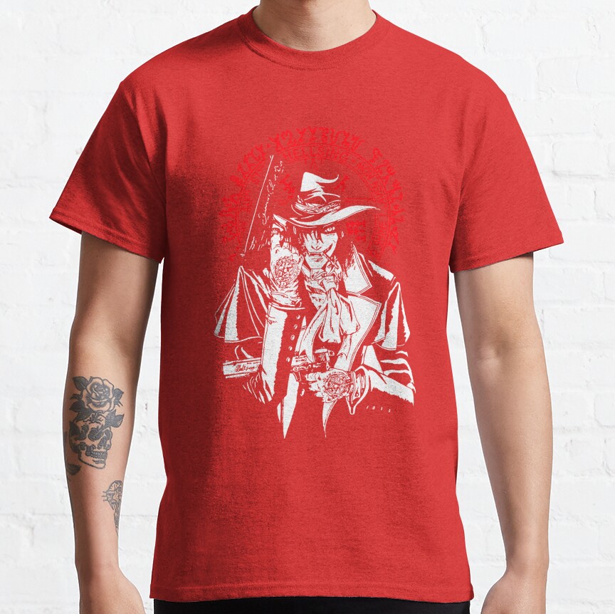 Alucard Ova Dark Portrait T-shirt - Image 5
