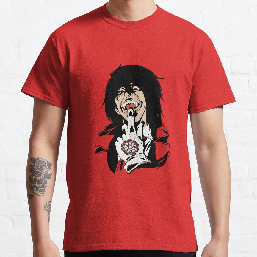 Alucard Sinister Smile T-shirt - Image 5