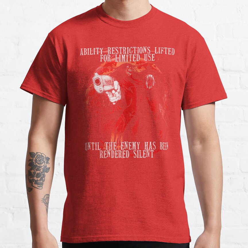 Alucard Shadowed Vampire Form T-shirt - Image 5
