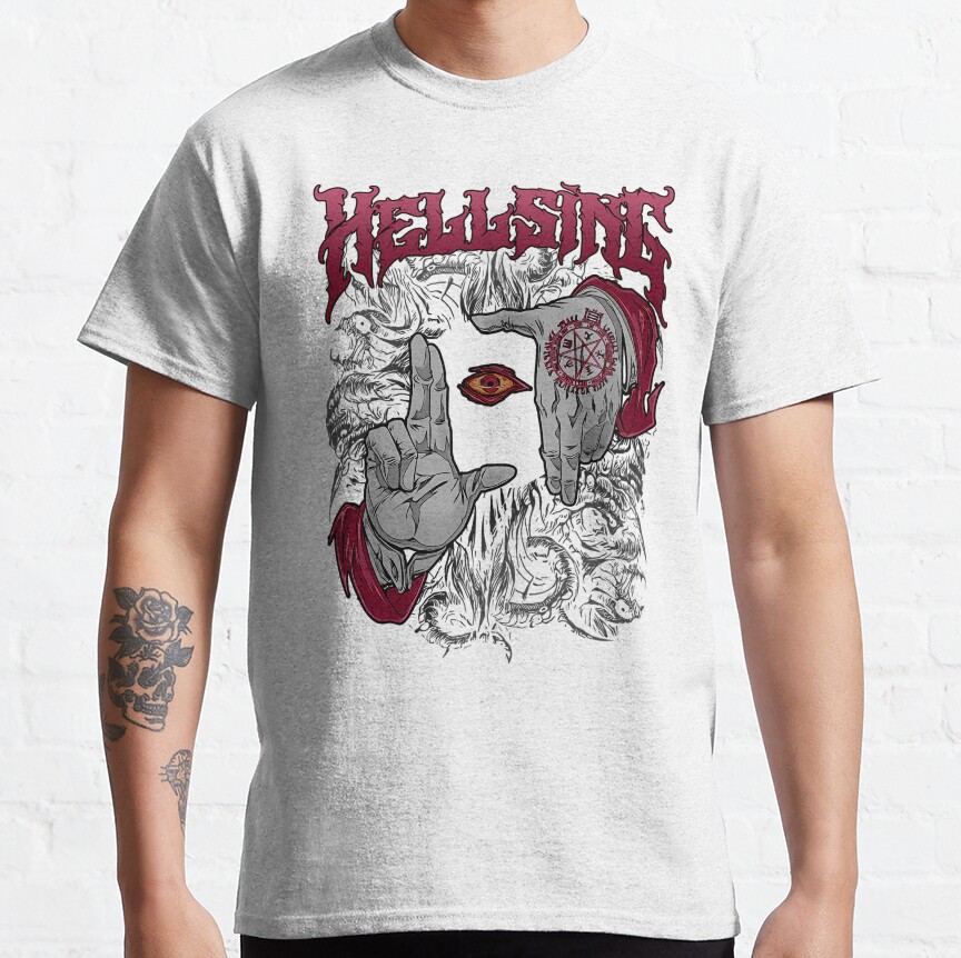 Hellsing Gothic Black Art T-shirt - Image 2