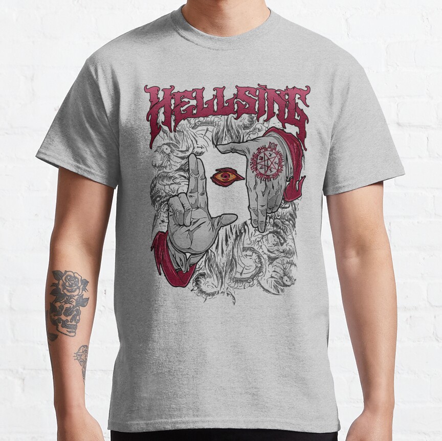Hellsing Gothic Black Art T-shirt - Image 3