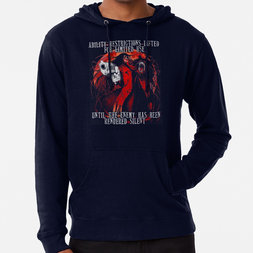 Alucard Shadowed Vampire Form Hoodie - Image 5