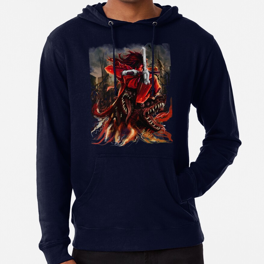 Alucard Black Silhouette Hoodie - Image 5