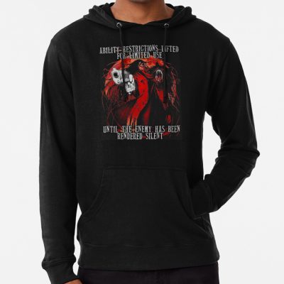 Alucard Shadowed Vampire Form Hoodie