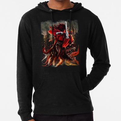 Alucard Black Silhouette Hoodie