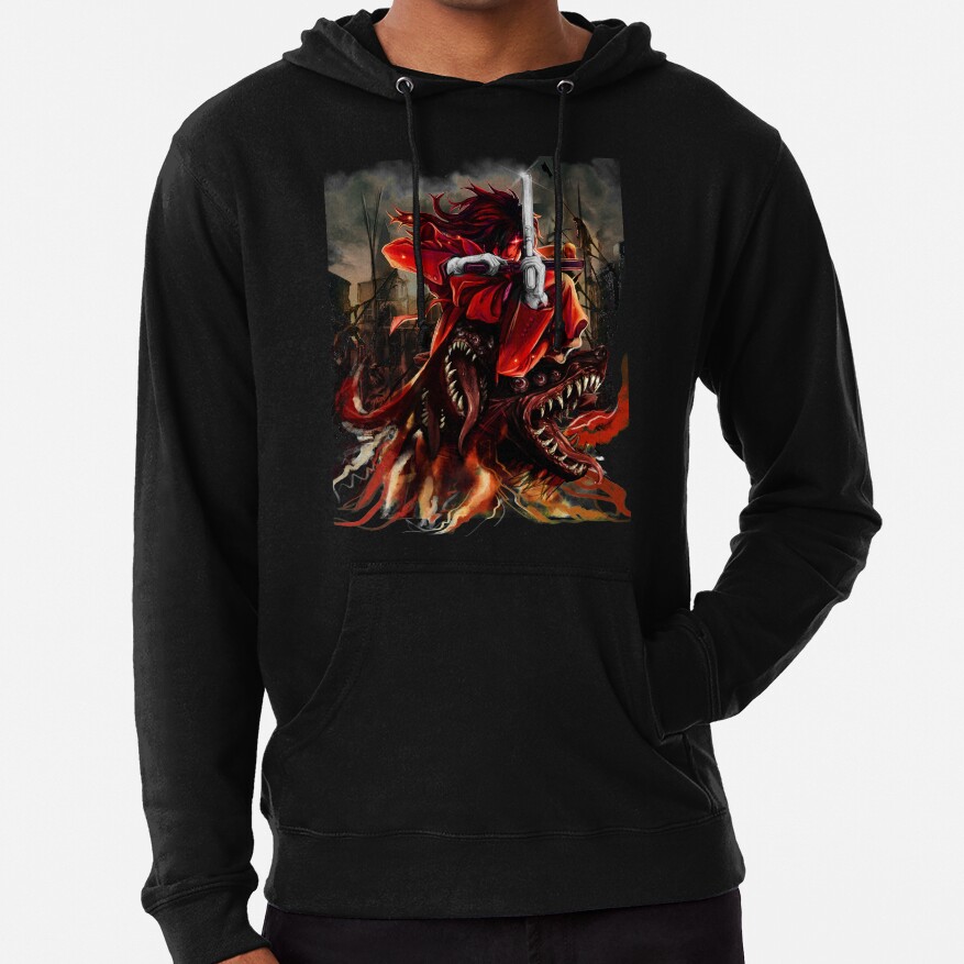 Alucard Black Silhouette Hoodie