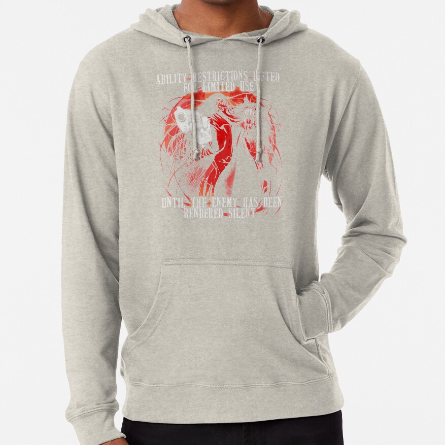 Alucard Shadowed Vampire Form Hoodie - Image 3