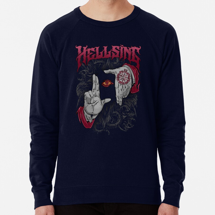 Hellsing Gothic Black Art Sweatshirt - Image 5
