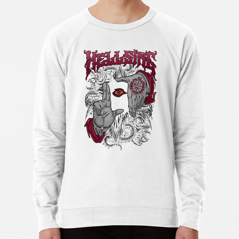 Hellsing Gothic Black Art Sweatshirt - Image 2