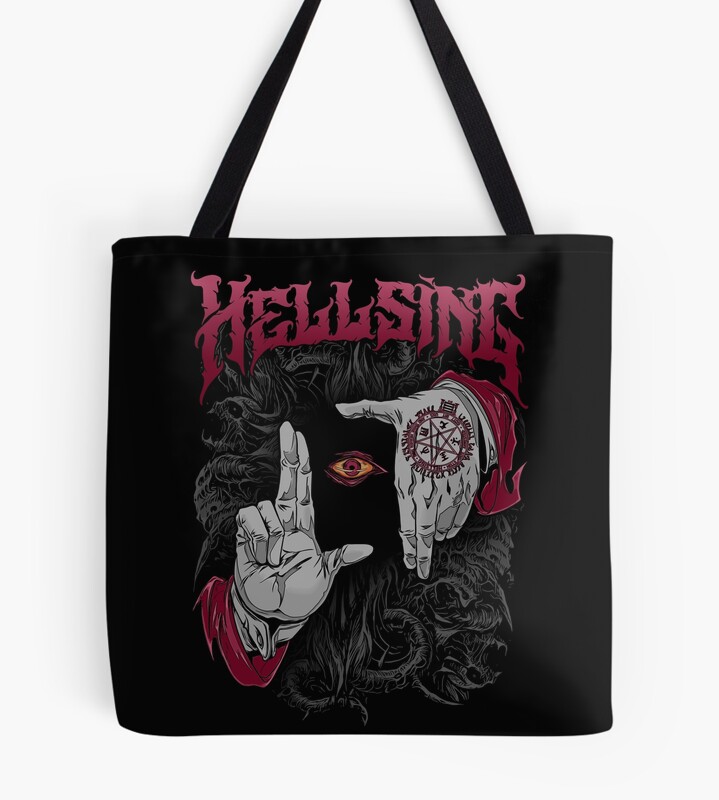 Hellsing Dark Gothic Artwork Tote Bag