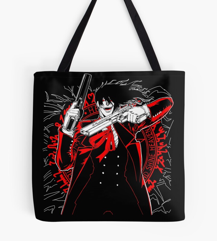 Alucard Shadowed Silhouette Tote Bag