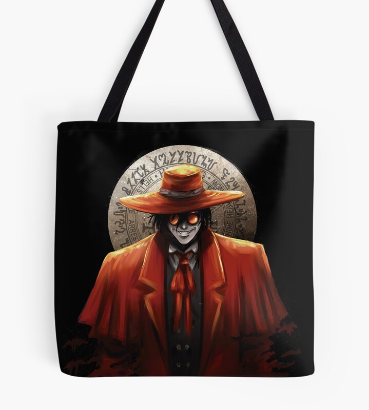 Alucard Black Hat Vampire Tote Bag