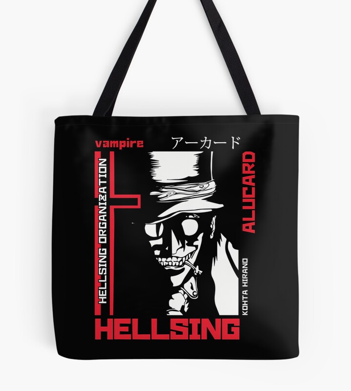 Hellsing Elegant Black Emblem Tote Bag