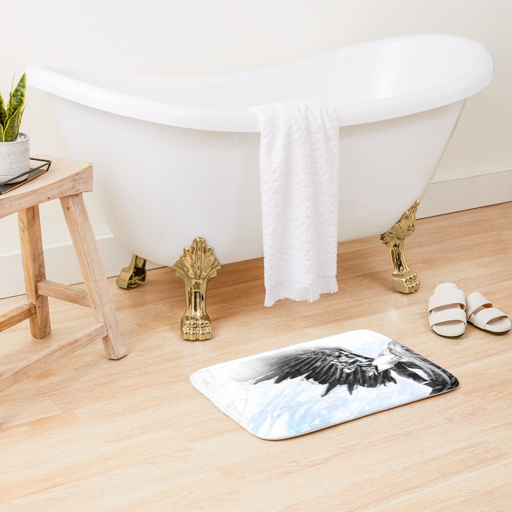 Sephiroth Ff7 One Winged Angel Tribute Bath Mat - Image 2