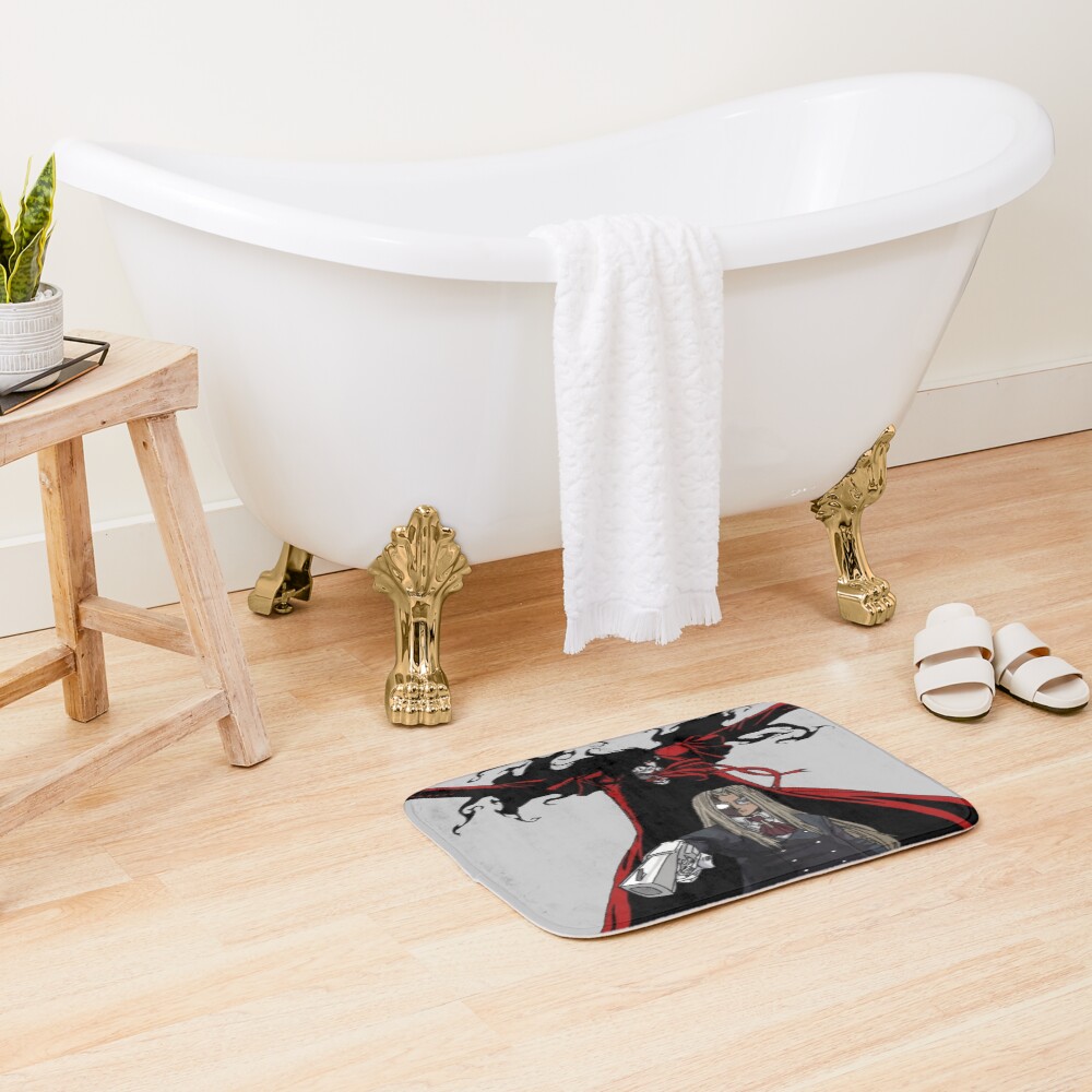 Hellsing Vintage Manga Art Bath Mat - Image 2