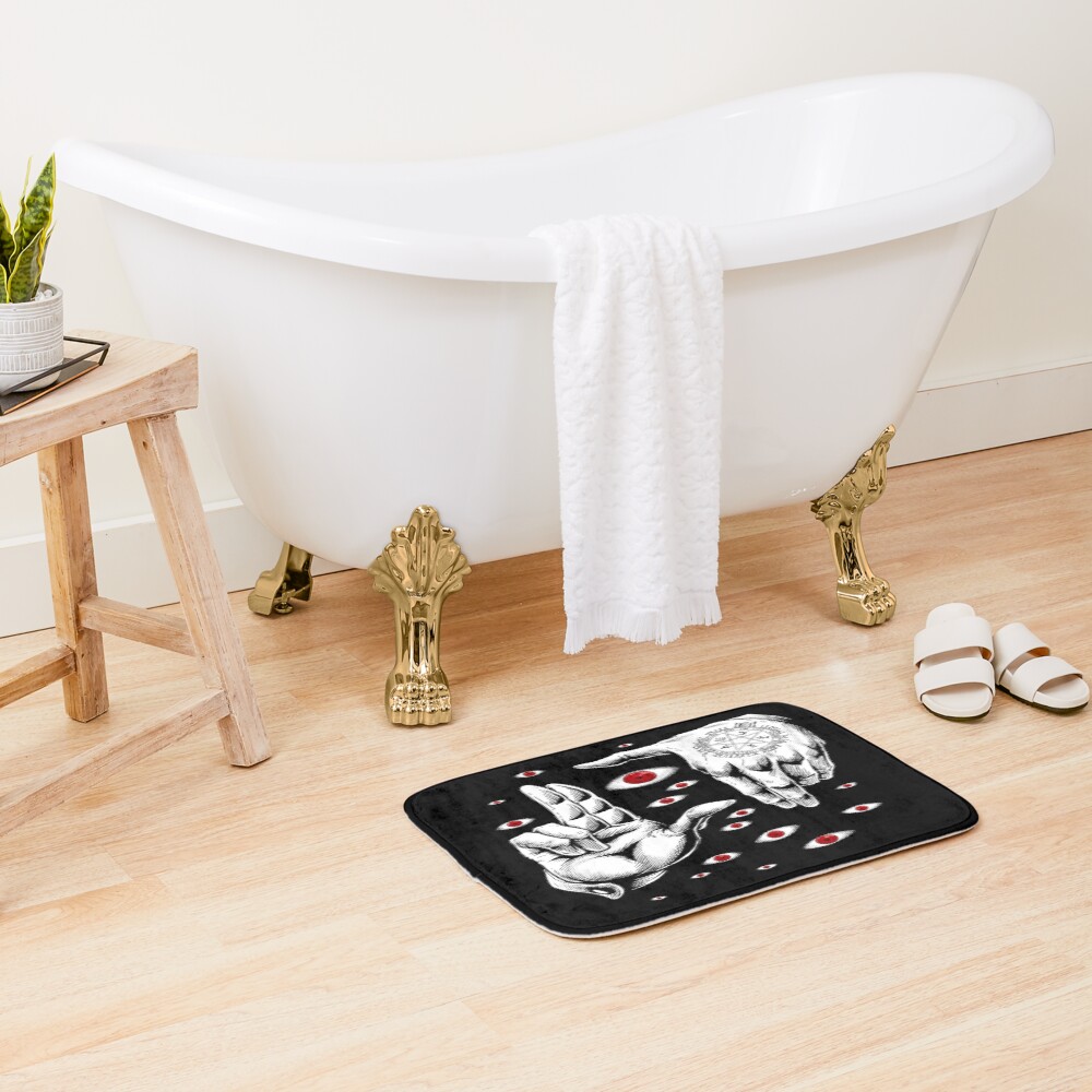 Hellsing Gothic Logo Bath Mat - Image 2