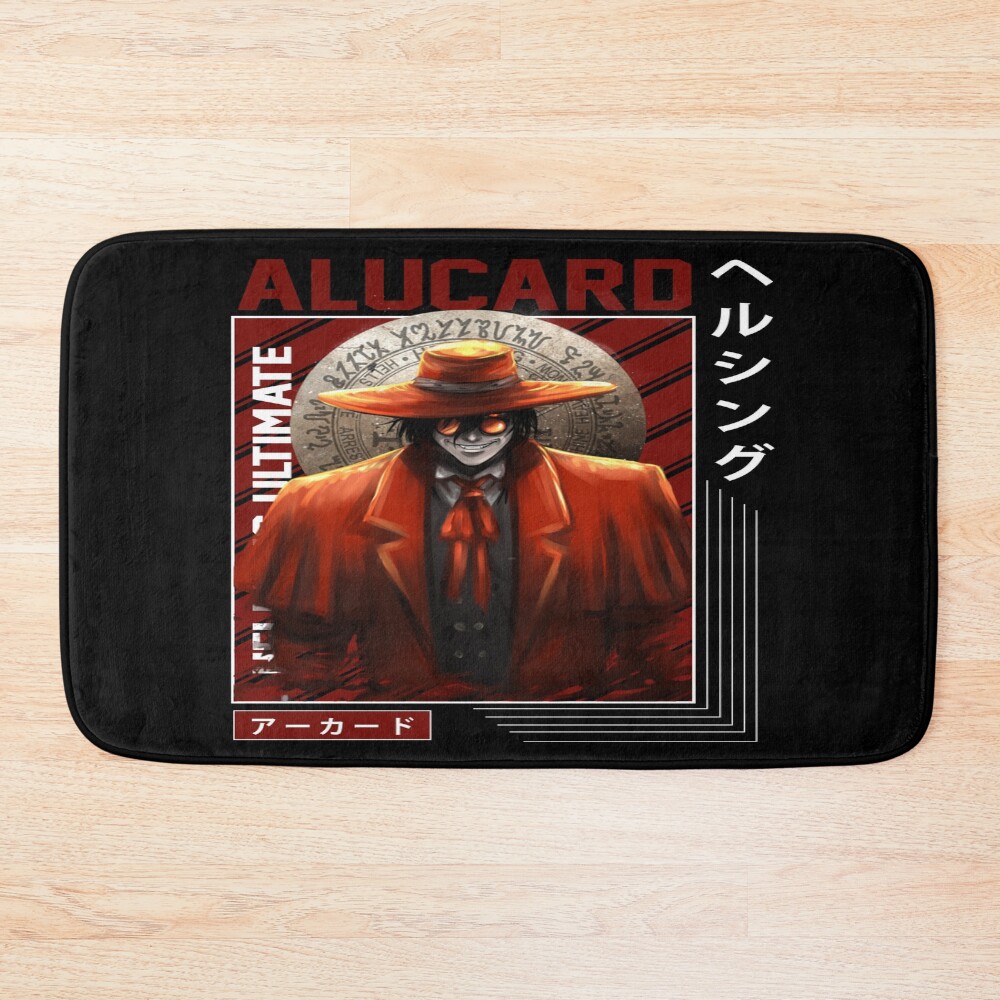 Alucard Ultimate Fantasy Illustration Bath Mat