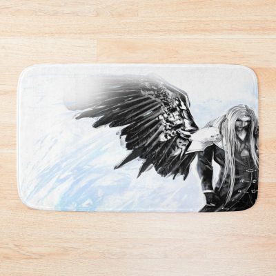 Sephiroth Ff7 One Winged Angel Tribute Bath Mat