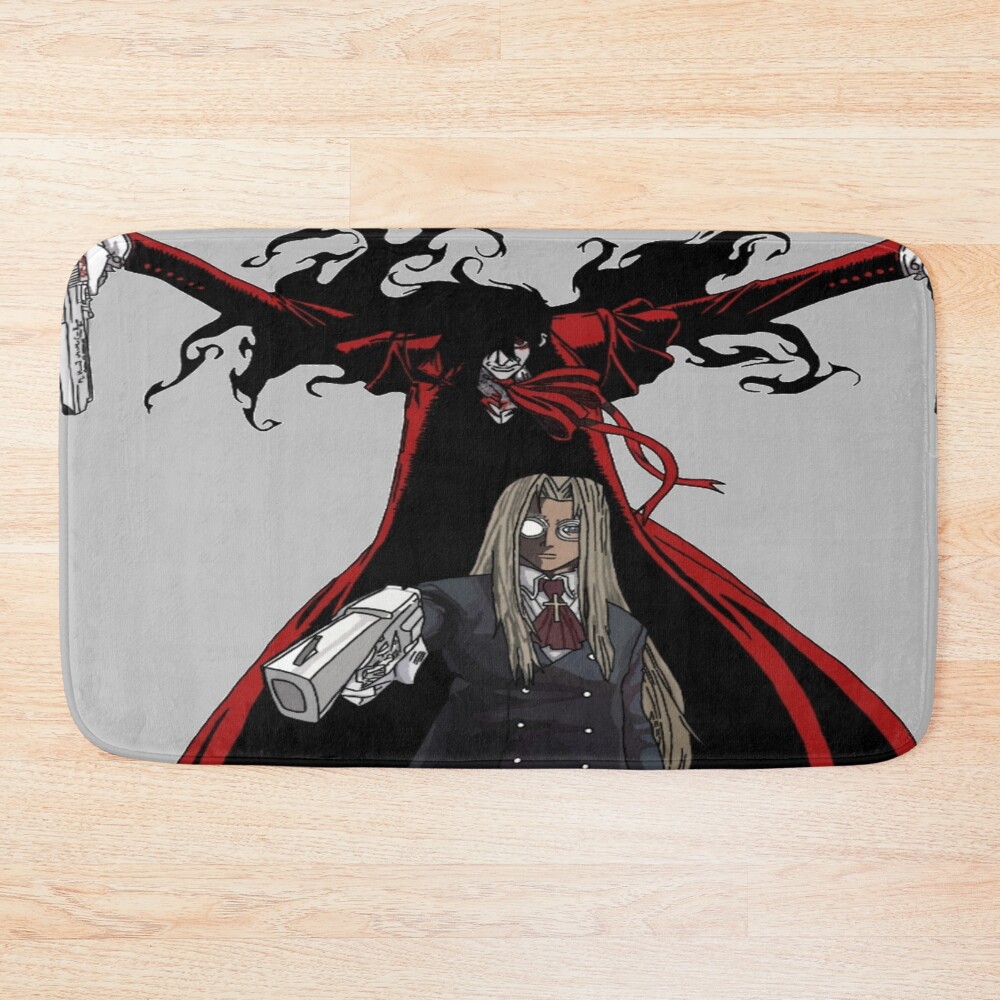 Hellsing Vintage Manga Art Bath Mat