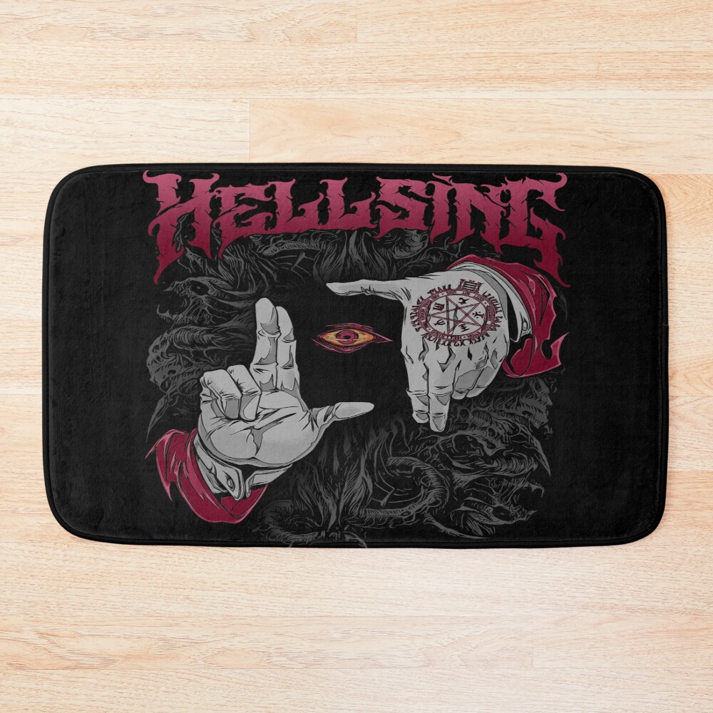 Hellsing Dark Gothic Artwork Bath Mat