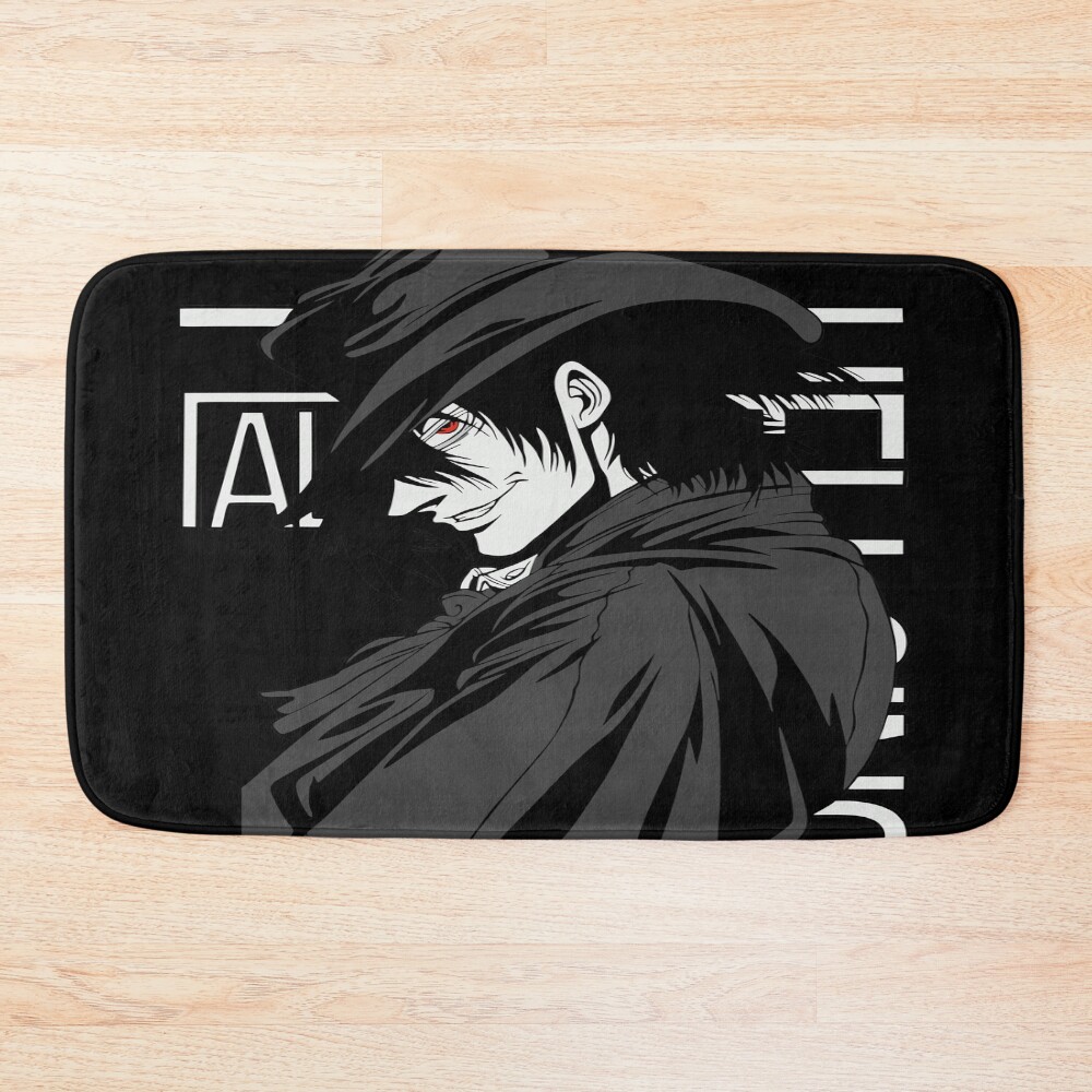 Alucard Fearless Battle Pose Bath Mat