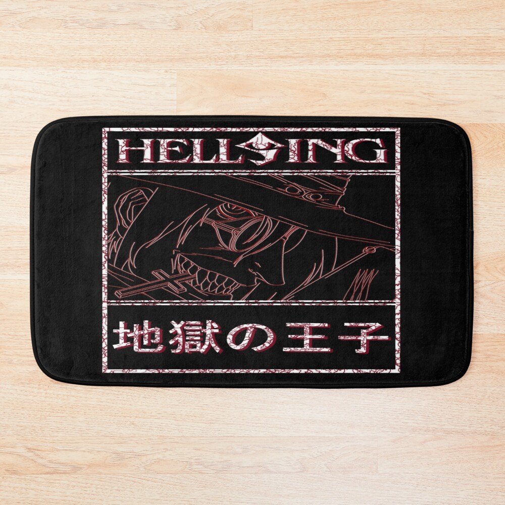 Alucard Hellsing Ultimate Ova Style Bath Mat
