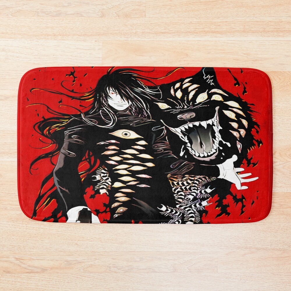 Alucard Vampire Dogs Scene Bath Mat