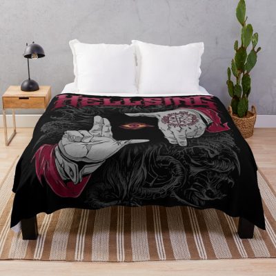Hellsing Dark Gothic Artwork Throw Blanket
