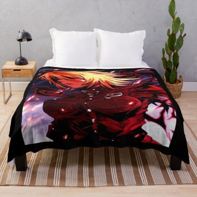 Seras Victoria Rage In Shadows Throw Blanket