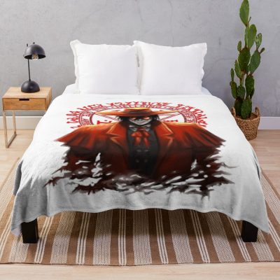 Alucard Sinister Red Glare Throw Blanket