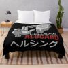 Alucard Bloodthirsty Vampire Throw Blanket