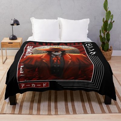 Alucard Ultimate Fantasy Illustration Throw Blanket