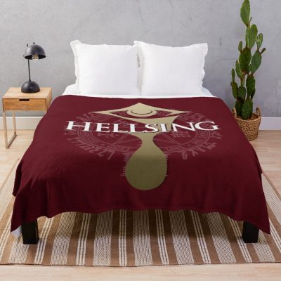 Hellsing Retro Graphic Print Throw Blanket