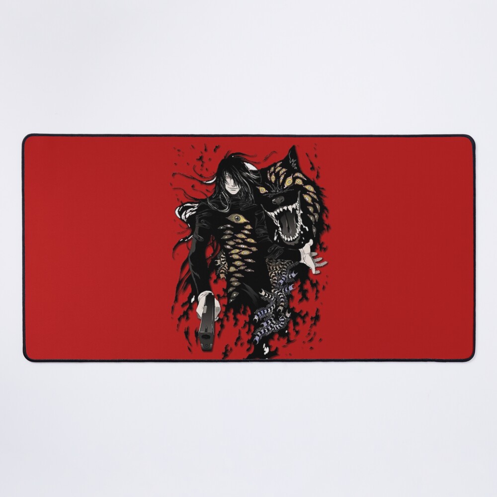 Hellsing Alucard Crimson Eyes Mouse Pad
